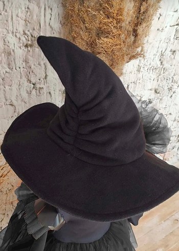 kız çocuk cadı kostümü - Görsel 4