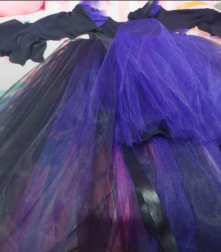 kız çocuk cadı kostümü - Görsel 3