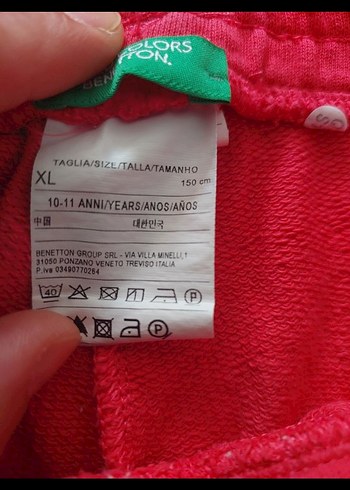 Benetton Pembe Kız Sweatshirt ve Eşofman Takımı - Görsel 4
