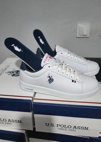 U.S Polo Assn. Beyaz Deri Sneaker