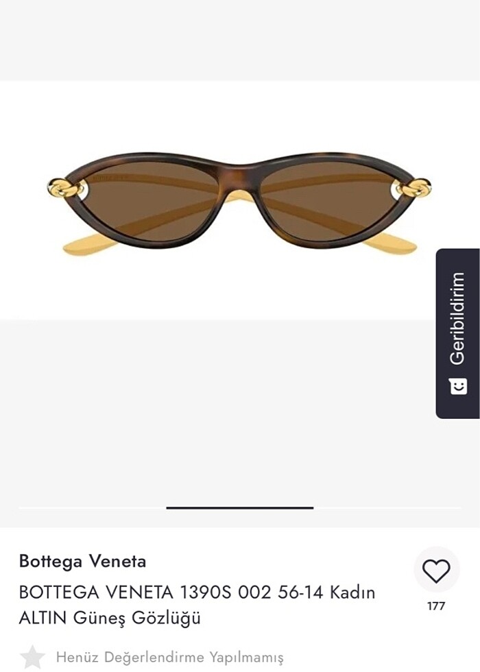 Bottega veneta gözlük - Görsel 2