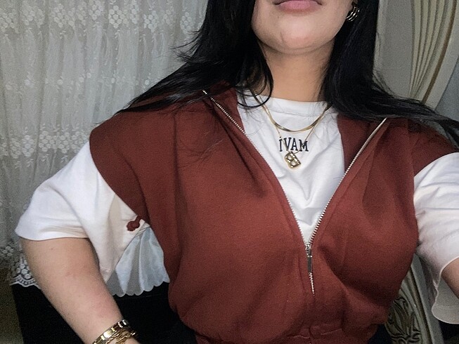 s Beden kahverengi Renk Zara hırka