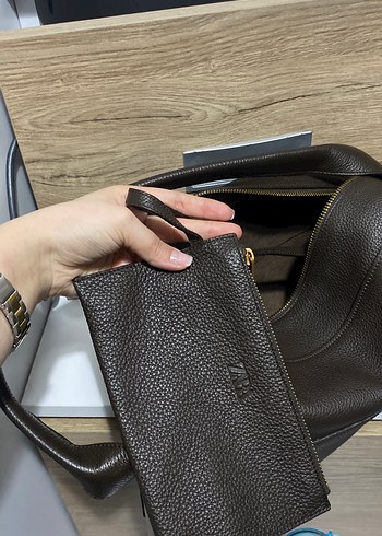 Kahverengi %100 gerçek deri - Görsel 5