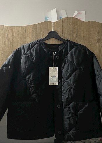 Düğmeli Siyah Midi Kadın Ceket - Görsel 5