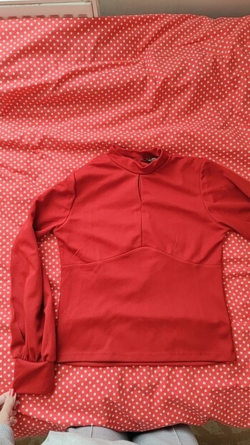 Kırmızı bluz  - Görsel 7