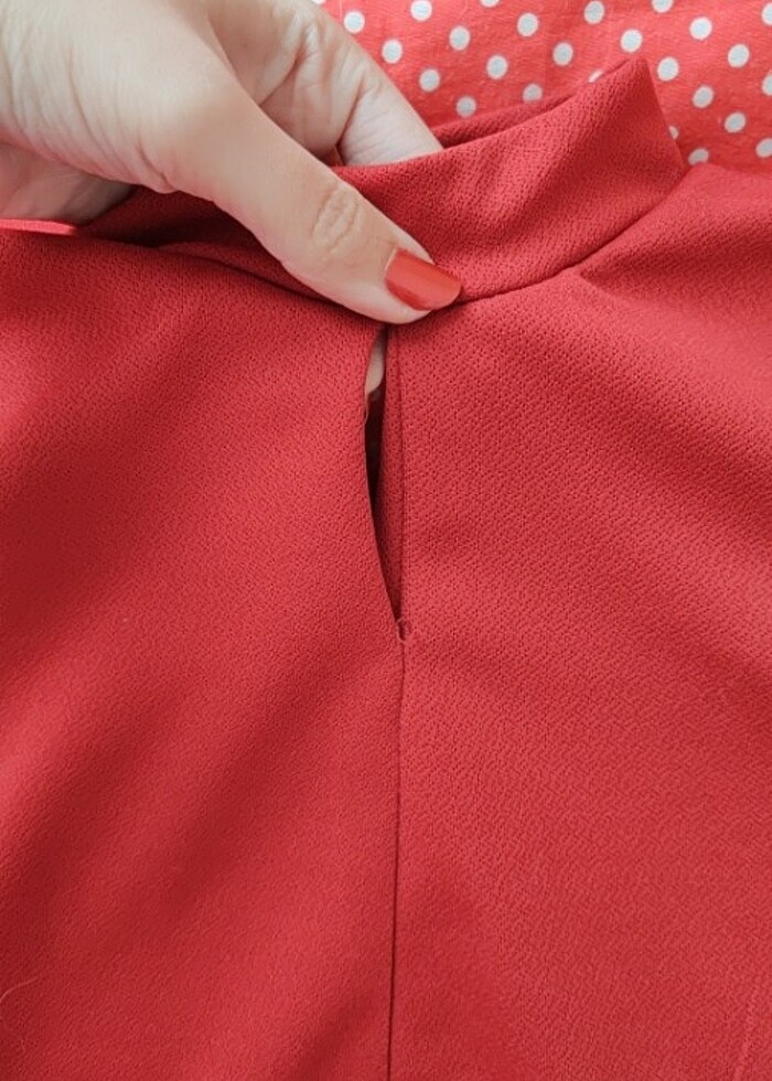 Kırmızı bluz  - Görsel 4