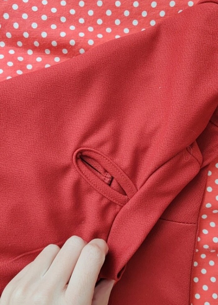 Kırmızı bluz  - Görsel 5