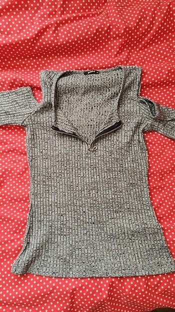 Fermuarlı bluz - Görsel 7