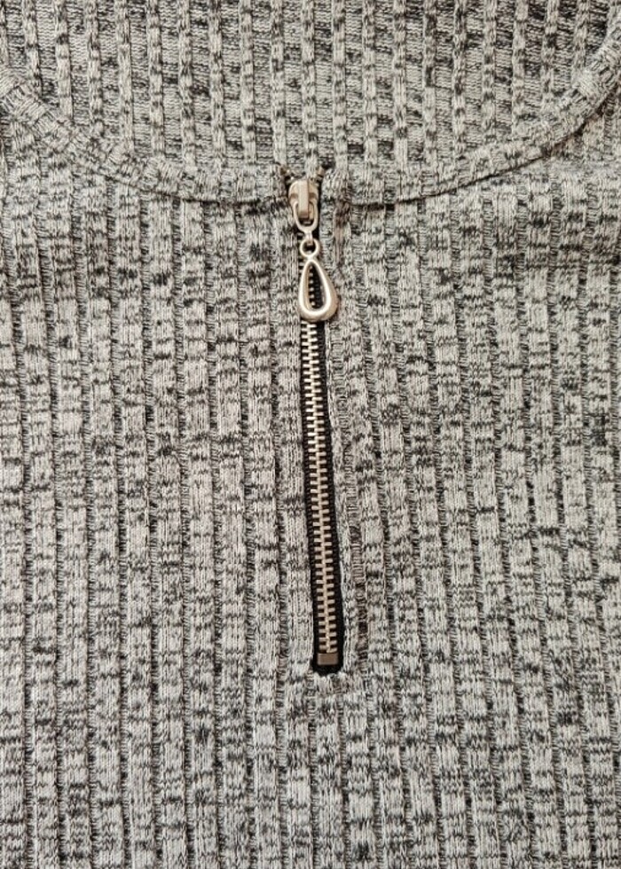 Fermuarlı bluz - Görsel 3