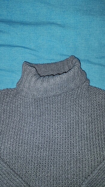 Boğazlı triko kazak - Görsel 6