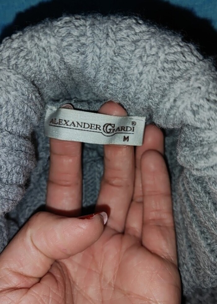 Boğazlı triko kazak - Görsel 5