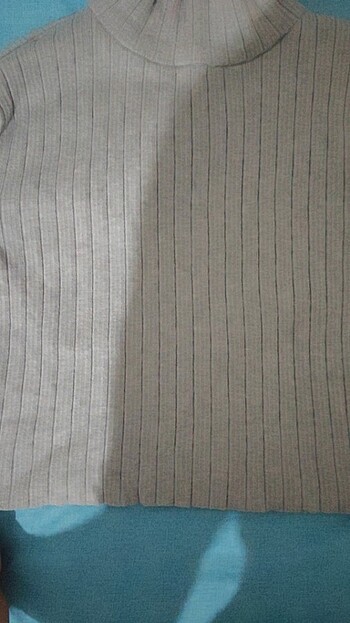 Gri crop kazak  - Görsel 3