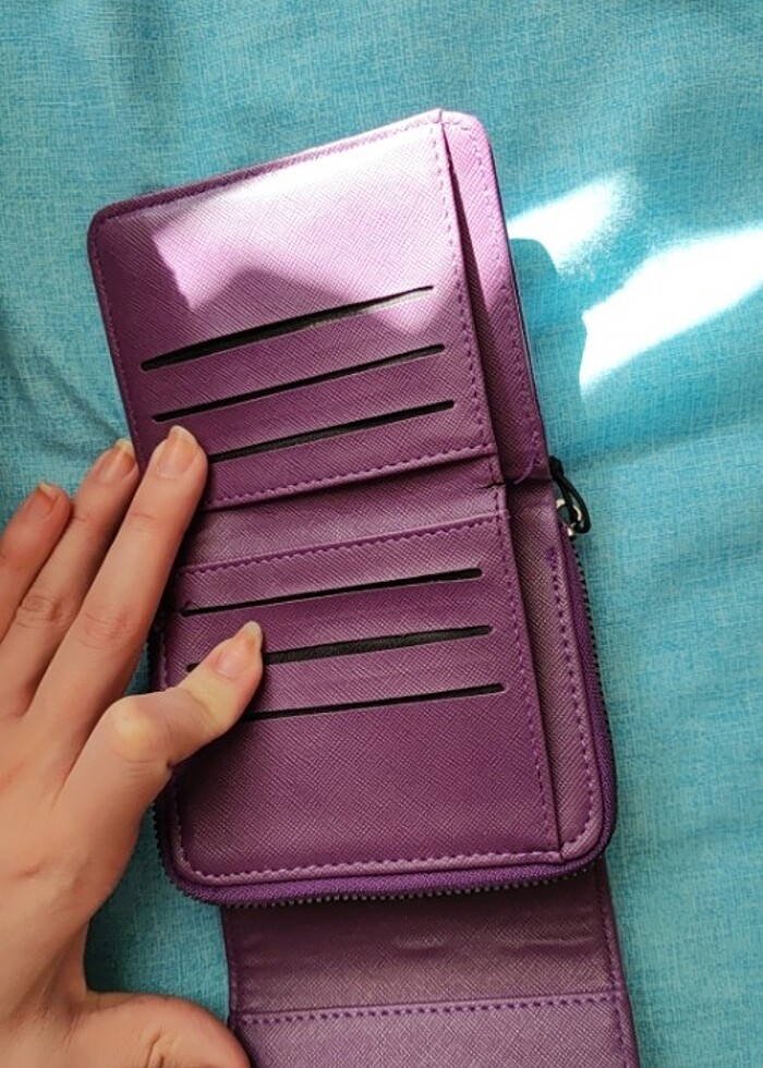 Mor cüzdan  - Görsel 2