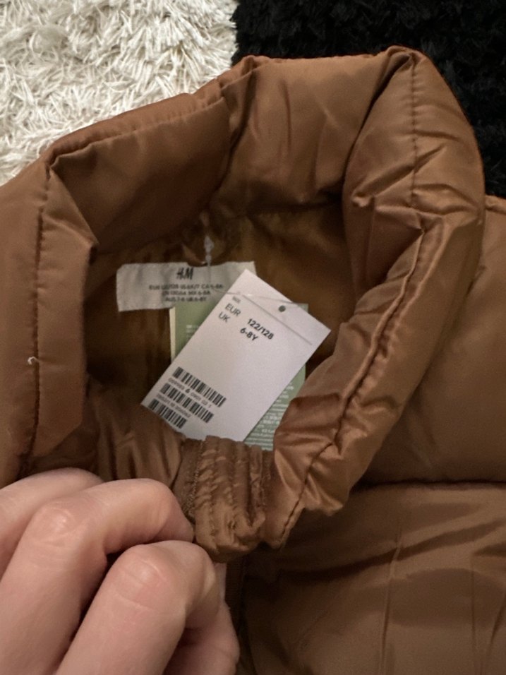 H&M Kahverengi Kız çocuk Şişme Yelek - Görsel 2