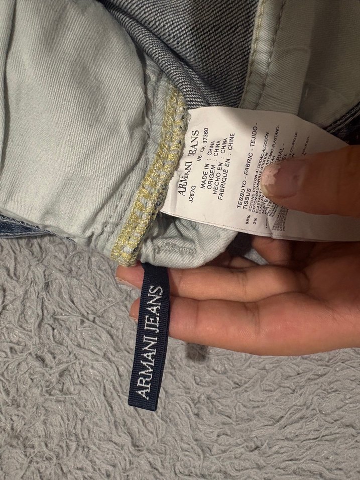 orjinal Armani Jeans erkek kot pantolon — görsel 3/15