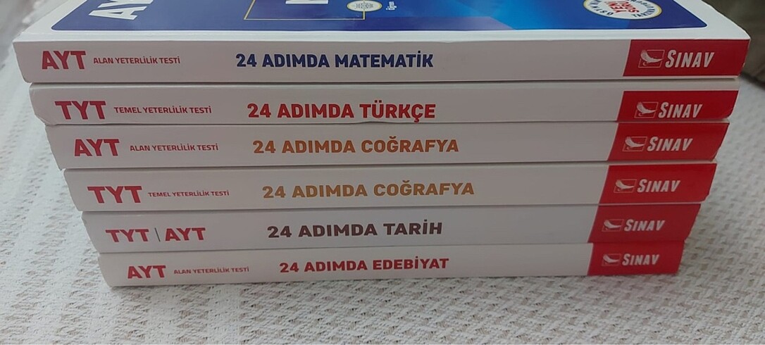 AYT- TYT SINAV YAYKNLARI 24 ADIMDA KİTAPLARI