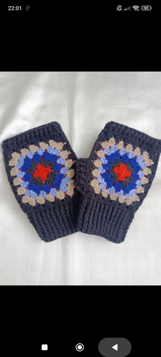 Motifli eldiven - Görsel 4