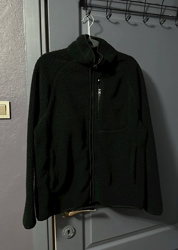 H&M Sik Ve Sicak Siyah Polar Ceket