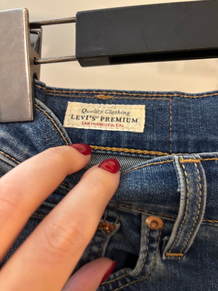 Gri Kemer Detaylı Erkek Mavi Denim Pantolon — görsel 2/3