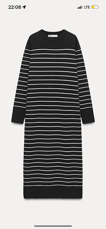 Zara triko elbise