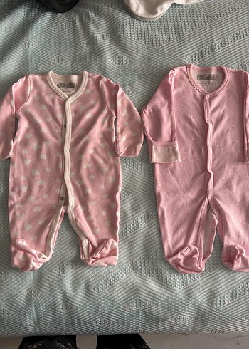 Pembe Düğmeli Bebek Kız Tulum