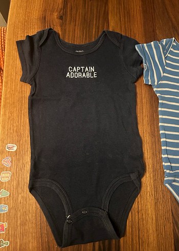 Erkek Bebek Kısa Kollu çıtçıtlı - Görsel 2