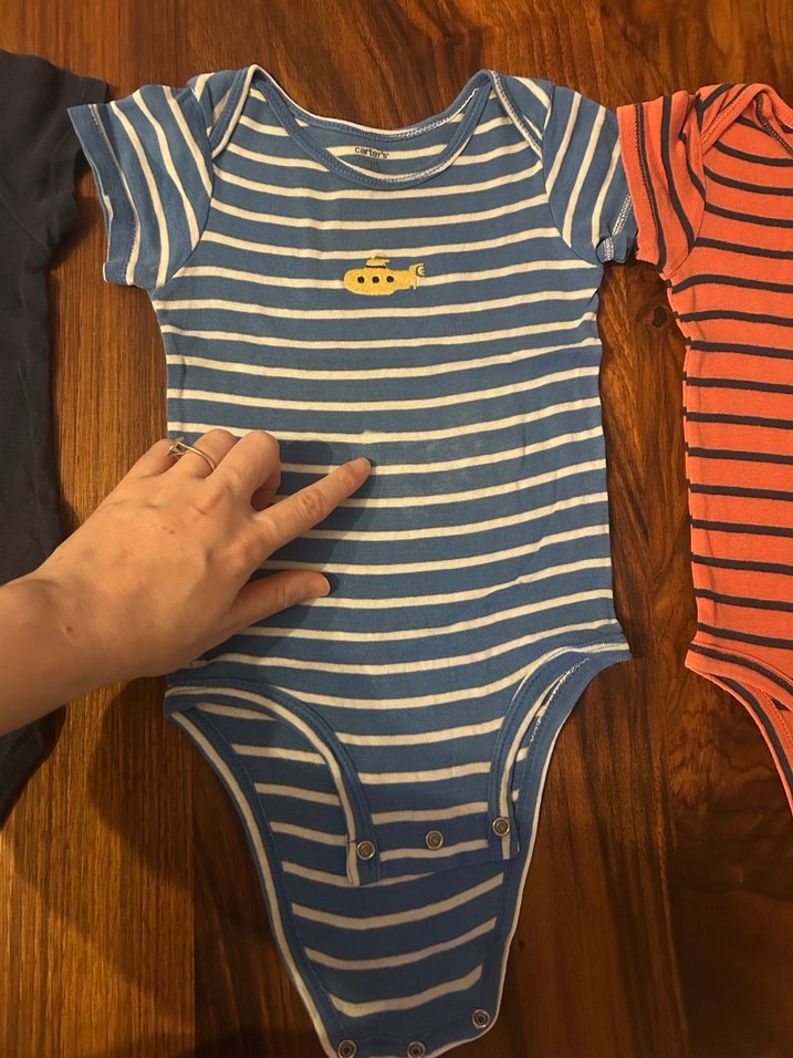 Erkek Bebek Kısa Kollu çıtçıtlı - Görsel 4