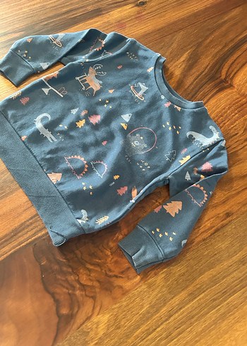 Erkek Çocuk Baskılı Sweatshirt - Görsel 2