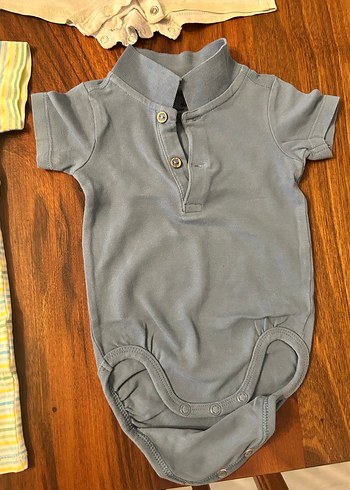 Bebek Erkek Kısa Kollu Çok Renkli Body Seti - Görsel 4