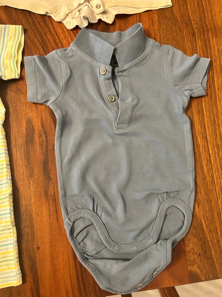 Bebek Erkek Kısa Kollu Çok Renkli Body Seti - Görsel 4