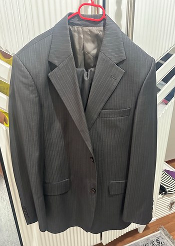 Diğer Sik Ve Rahat Koyu Gri Blazer Ceket Takim Elbise