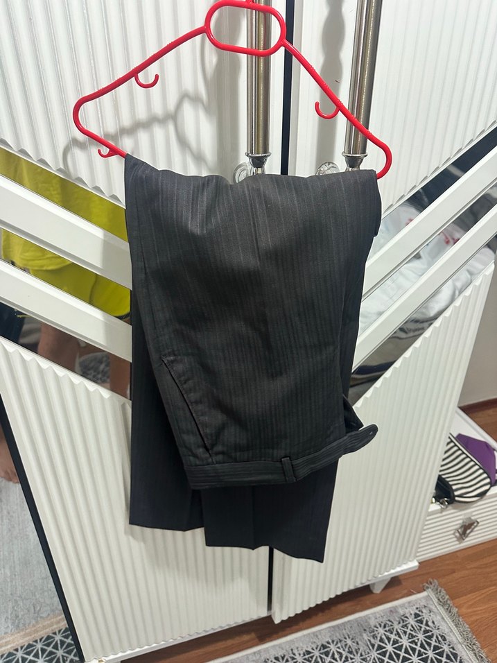 Şık ve Rahat Koyu Gri Blazer Ceket / takım elbise — görsel 4/10