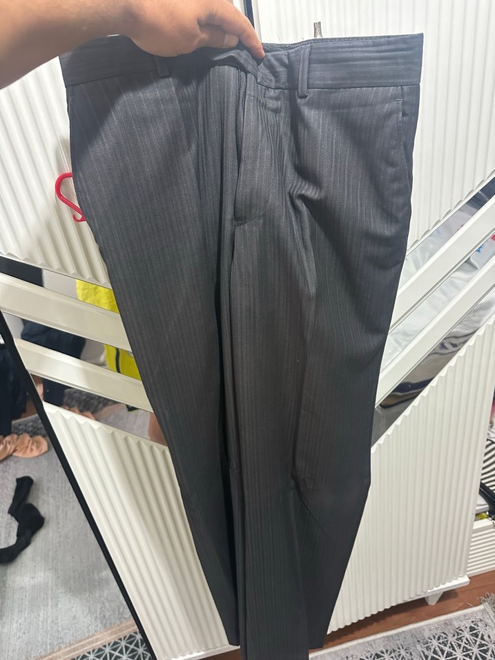 Şık ve Rahat Koyu Gri Blazer Ceket / takım elbise — görsel 6/10