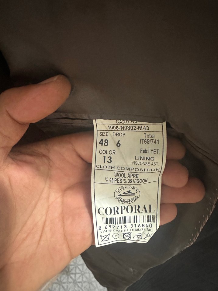 Şık ve Rahat Koyu Gri Blazer Ceket / takım elbise — görsel 2/10