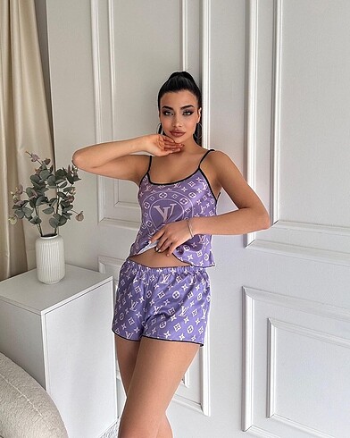 Saten Pijama Takımı
