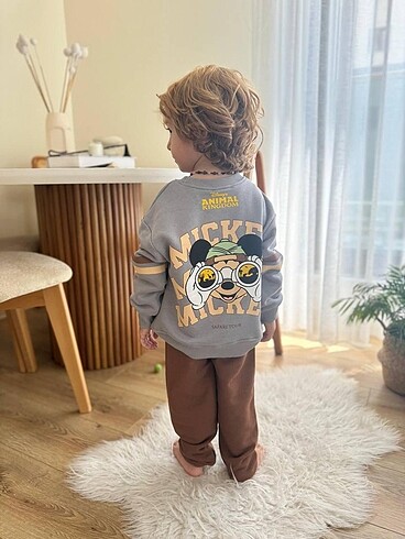 Zara Mickeyli Çocuk Takım
