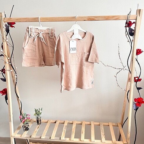 Zara Waffle Çocuk Takım