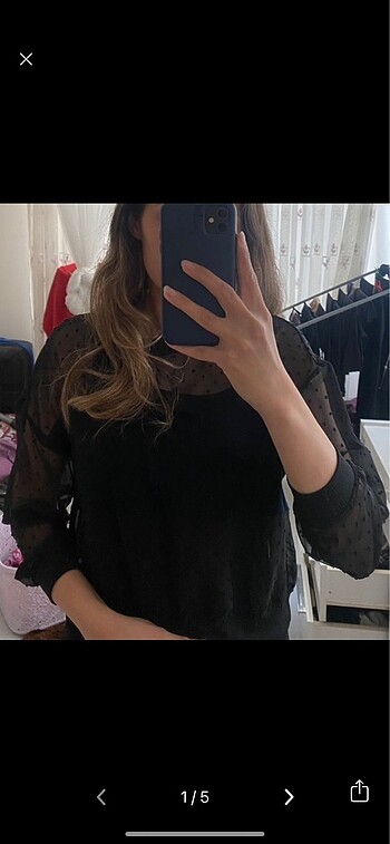 Pull&Bear puantiyeli bluz