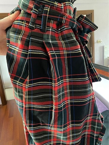 Zara Zara model ekose pantolon
