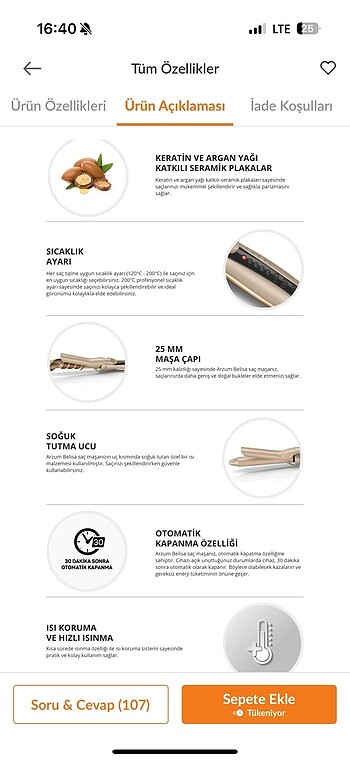 Saç maşası - Görsel 2