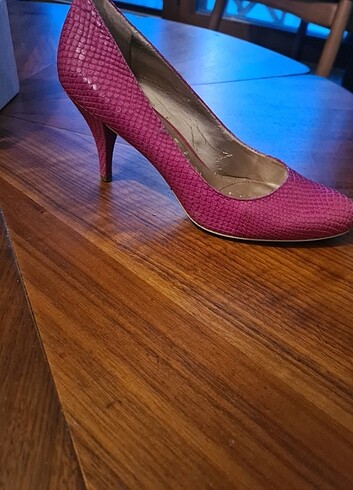 37 Beden pembe Renk DKNY hakiki deri stiletto