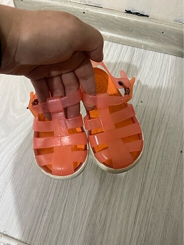 21 Beden turuncu Renk Kız çocuk sandalet