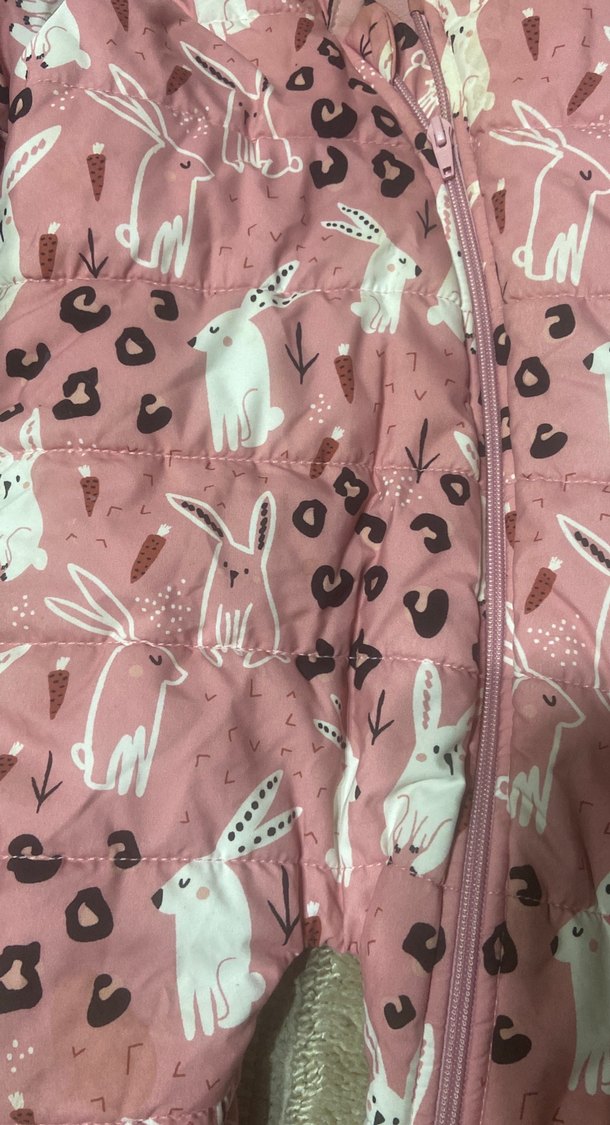 Pembe Desenli Bebek Kız Tulumu - Görsel 5