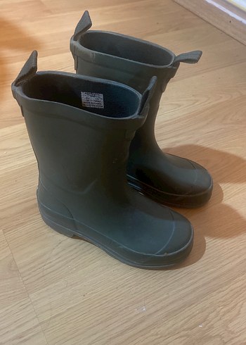 Haki yeşili Erkek Çocuk Kauçuk Bot - Görsel 3