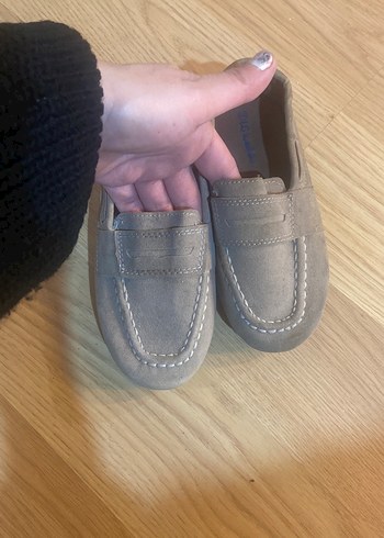 Bej Süet Tokalı Erkek Çocuk Loafer Ayakkabı - Görsel 2