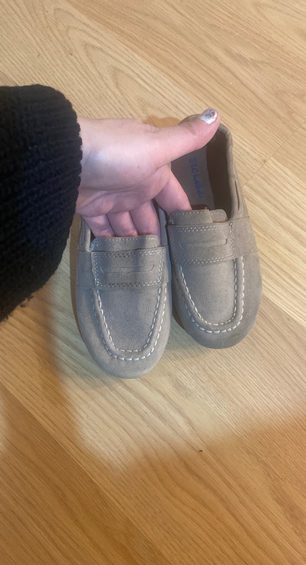 Bej Süet Tokalı Erkek Çocuk Loafer Ayakkabı - Görsel 2