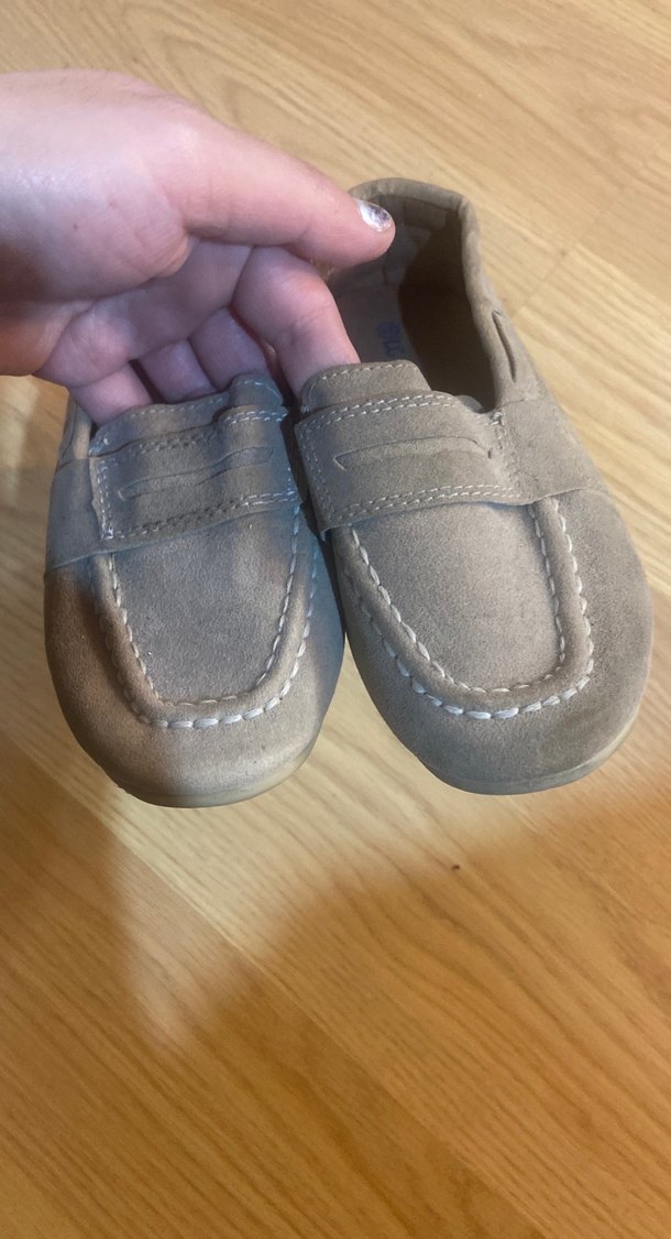 Bej Süet Tokalı Erkek Çocuk Loafer Ayakkabı - Görsel 5