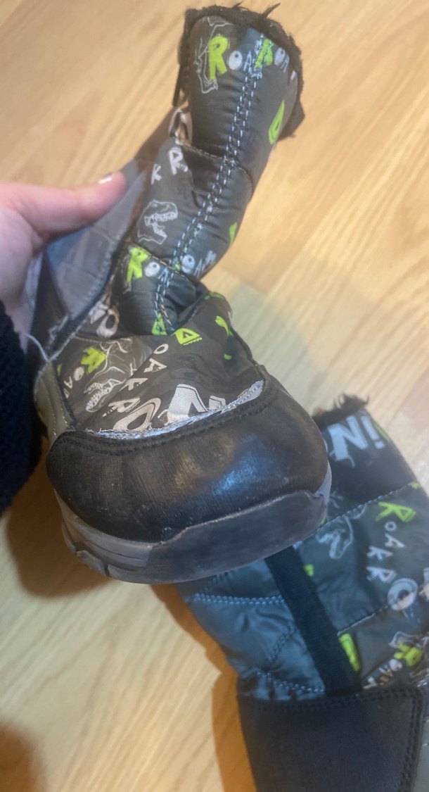 Erkek Çocuk Gri Kaydırmaz Bot - Görsel 3