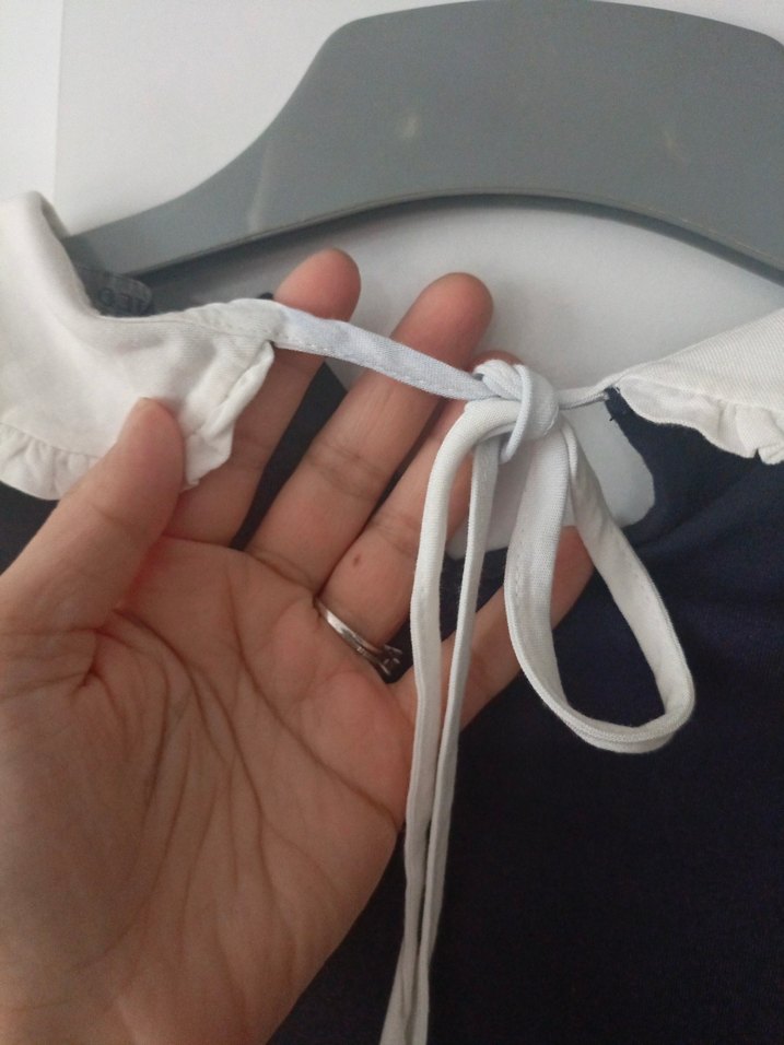 Siyah Kız Çocuk Pamuk Gömlek - Görsel 3