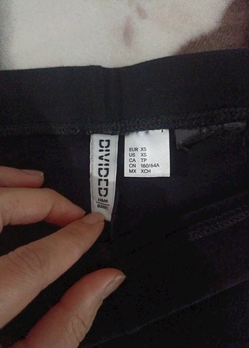 Siyah Kadın Midi Tayt - Görsel 3